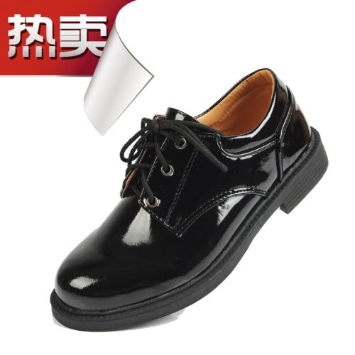 Chaussures enfants en similicuir tête carrée pour printemps - semelle caoutchouc Ref 1005518