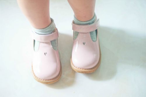 Chaussures enfants ronde pour printemps - semelle caoutchouc naturel Ref 1005550