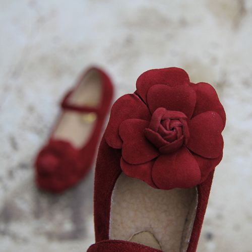 Chaussures enfants en LGXH ronde coutures cuir pour hiver - Ref 1005563