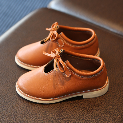 Chaussures enfants en PU ronde pour printemps - semelle caoutchouc Wear Ref 1005642