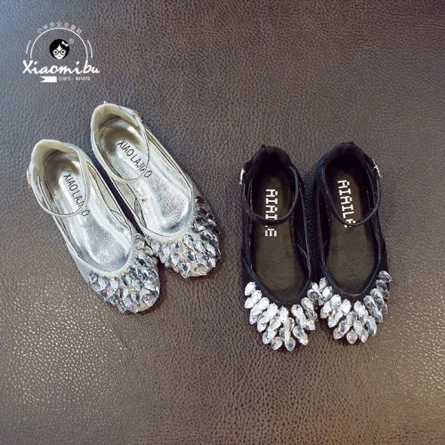 Chaussures enfants en similicuir ronde pour printemps - semelle caoutchouc Ref 1005882