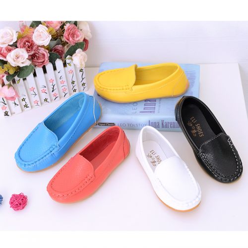 Chaussures enfants en PU ronde pour printemps - semelle caoutchouc Ref 1006026