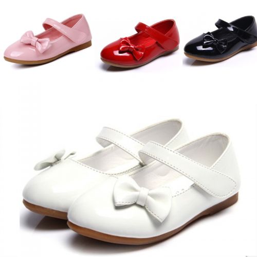 Chaussures enfants en cuir synthétique ronde pour printemps - Ref 1006198