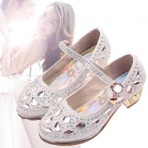Chaussures enfants en PU ronde avec perles pour Toute saison - Ref 1006290