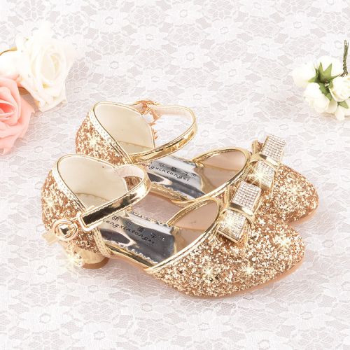 Chaussures enfants ronde avec perles pour printemps - Ref 1006358