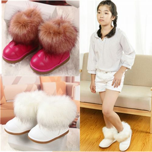 Chaussures enfants en PU ronde pour hiver - Ref 1006365