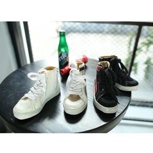 Chaussures enfants en similicuir ronde coutures cuir pour hiver - semelle caoutchouc Wear Ref 1006473