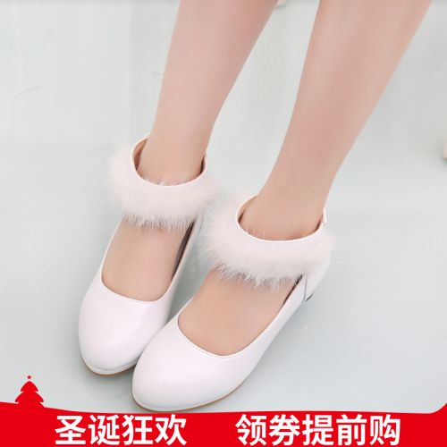 Chaussures enfants en PU pour printemps - semelle caoutchouc Ref 1006536