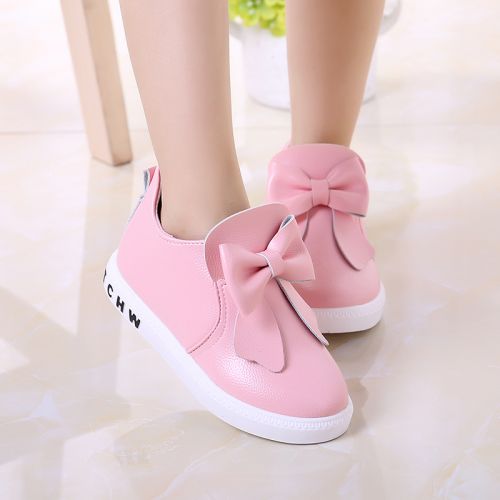 Chaussures enfants en PU PDEP tête plate pour printemps - semelle caoutchouc Ref 1006626