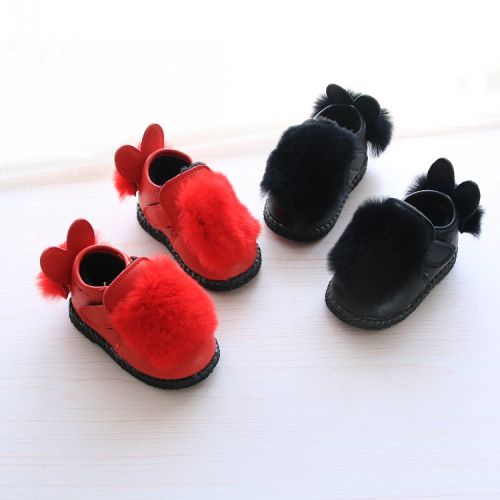 Chaussures enfants en cuir synthétique ronde coutures pour printemps - semelle caoutchouc Wear Ref 1006663