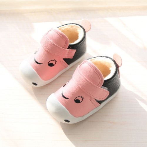 Chaussures enfants en cuir synthétique ronde coutures pour hiver - semelle caoutchouc Wear Ref 1006759