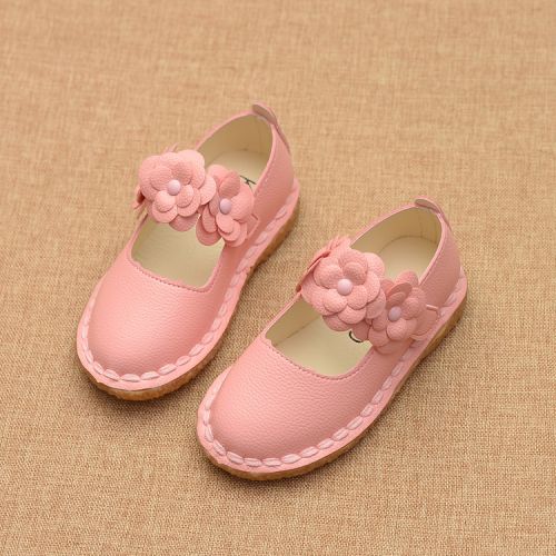Chaussures enfants en PU ronde pour printemps - semelle caoutchouc Ref 1006801