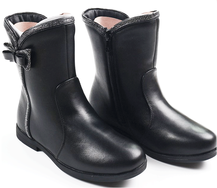Chaussures enfants en cuir synthétique pour hiver - Ref 1006844