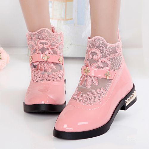 Chaussures enfants en PU ronde houppe pour Toute saison - semelle caoutchouc Ref 1007095