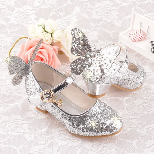 Chaussures enfants ronde avec perles pour printemps - Ref 1007188