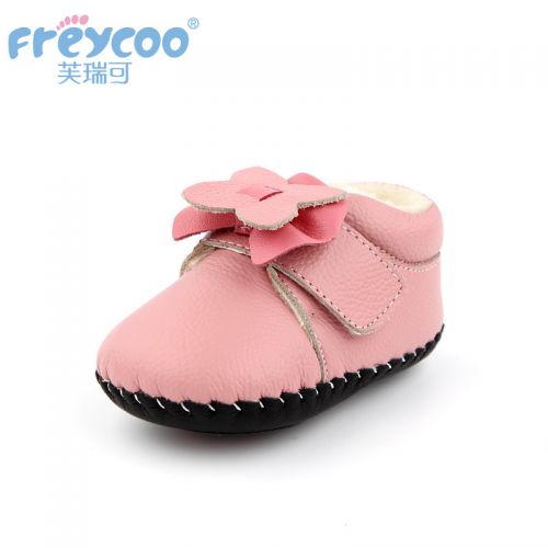 Chaussures enfants en cuir FREYCOO ronde coutures pour hiver - semelle fond composite Ref 1007496