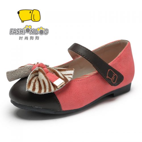 Chaussures enfants FASHION DOG ronde houppe pour printemps - semelle caoutchouc Ref 1007550