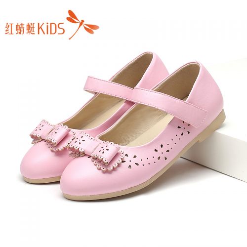 Chaussures enfants en cuir synthétique REDDRAGONFLY ronde creux pour printemps - semelle TPR Ref 1007645