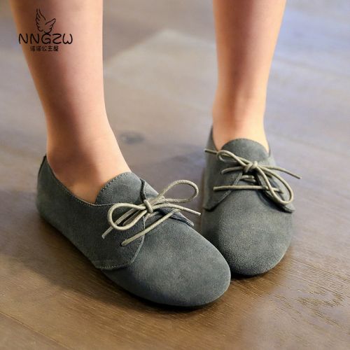 Chaussures enfants en de vache, Nubuck, NNGZ ronde pour printemps - semelle caoutchouc Wear Ref 1007751