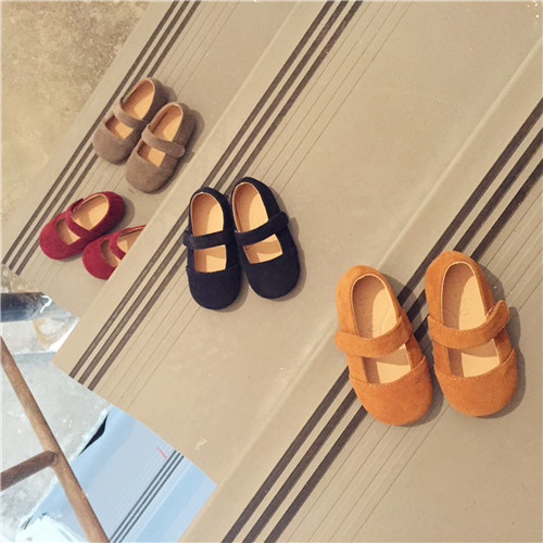 Chaussures enfants en de vache, Nubuck, THEBABY - Ref 1007757