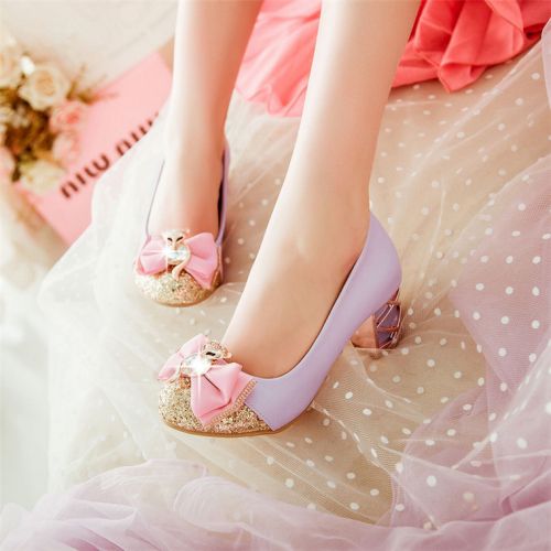 Chaussures enfants en similicuir ronde paillette pour Toute saison - semelle caoutchouc Wear Ref 1007842