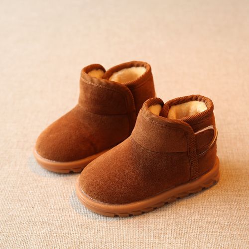Chaussures enfants en similicuir pour hiver - semelle TPR Ref 1008329