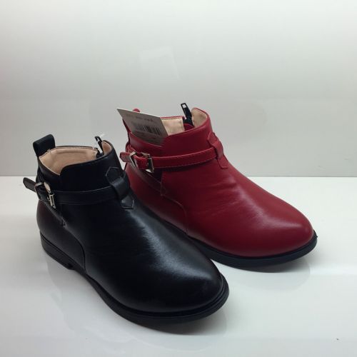 Chaussures enfants en cuir ronde pour printemps - semelle caoutchouc naturel Ref 1008338