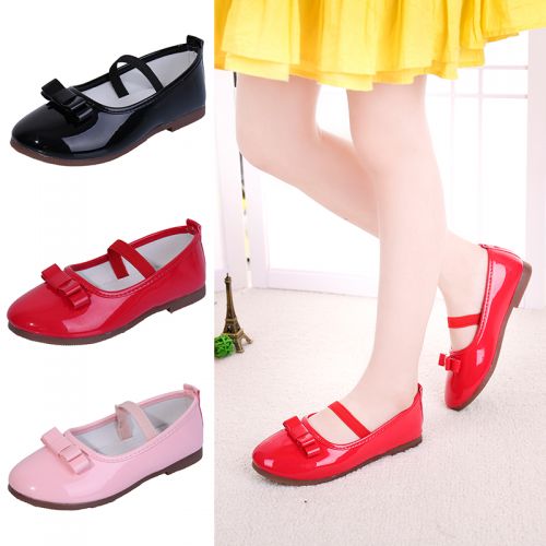 Chaussures enfants en Cuir spatial ronde pour Toute saison - semelle caoutchouc Ref 1008404