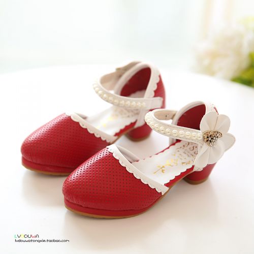 Chaussures enfants en PU ronde coutures cuir pour printemps - semelle plastique Ref 1008425