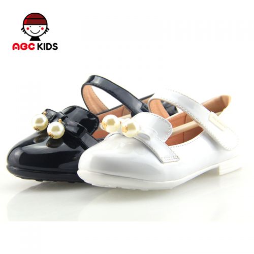Chaussures enfants en cuir synthétique ABCKIDS ronde pour printemps - semelle fond composite Ref 1008461