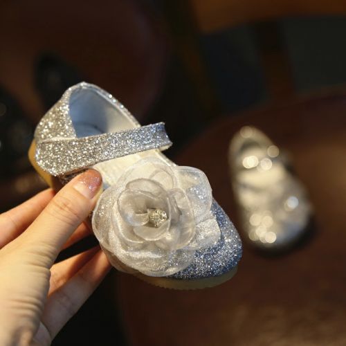 Chaussures enfants ronde paillette pour printemps - Ref 1008554