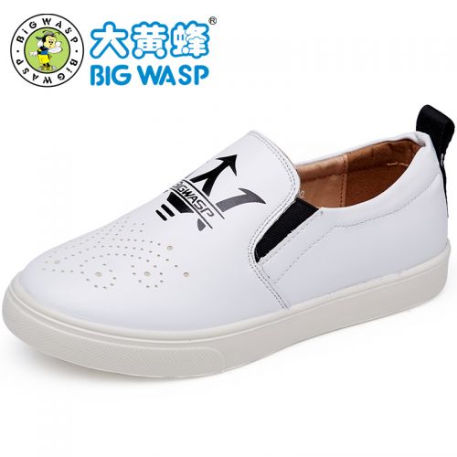 Chaussures enfants en cuir synthétique BIG WASP ronde pour printemps - semelle PU Ref 1008703