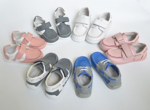Chaussures enfants en cuir ronde coutures pour Toute saison - semelle plastique Ref 1008822