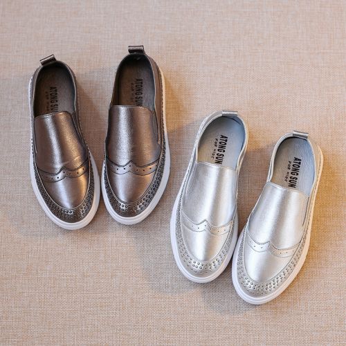 Chaussures enfants en PU ronde pour printemps - semelle caoutchouc Ref 1008953