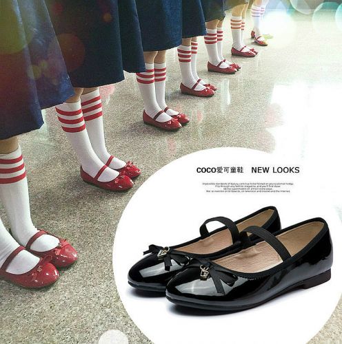 Chaussures enfants en PU VELVET BEE ronde pour printemps - Ref 1009041