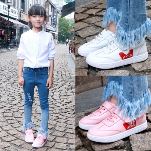 Chaussures enfants en cuir ronde pour printemps - semelle caoutchouc Wear Ref 1009088