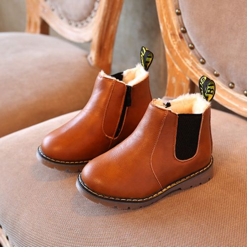 Chaussures enfants en similicuir pour hiver - semelle TPR Ref 1009221