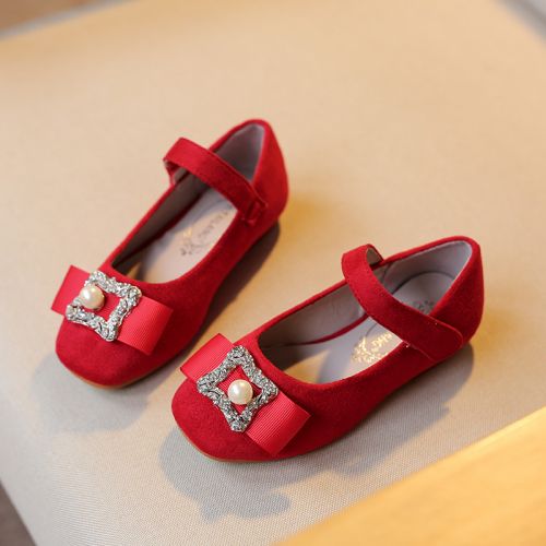 Chaussures enfants en PU pour printemps - semelle caoutchouc Ref 1009340