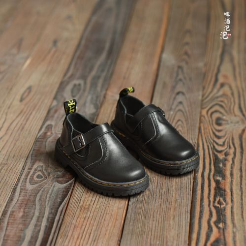 Chaussures enfants en cuir ronde pour printemps - semelle caoutchouc Ref 1009509