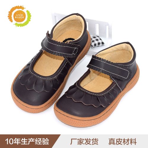 Chaussures enfants en cuir LIVIE$LUCA ronde coutures pour Toute saison - semelle caoutchouc Wear Ref 1009549