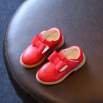 Chaussures enfants en PU ronde pour printemps - semelle caoutchouc Ref 1009601