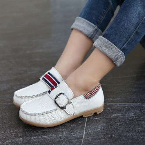 Chaussures enfants en cuir ronde pour printemps - Ref 1009655