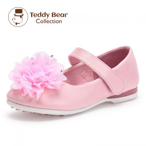 Chaussures enfants en PU ronde coutures cuir pour printemps - semelle TPR Ref 1009754