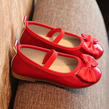 Chaussures enfants en cuir synthétique ronde pour printemps - semelle caoutchouc Ref 1009839