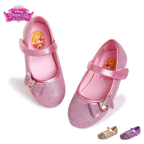 Chaussures enfants en cuir synthétique DISNEY ronde pour printemps - semelle caoutchouc antidérapant Ref 101