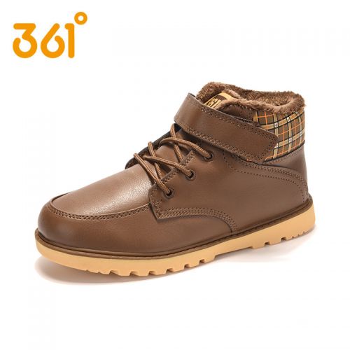 Chaussures enfants en cuir synthétique ronde pour hiver - semelle caoutchouc Wear Ref 1010061