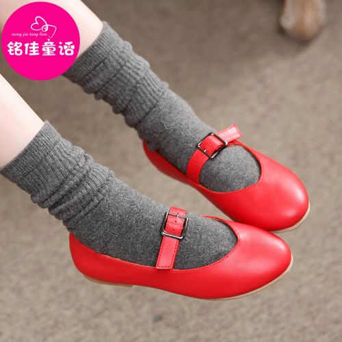 Chaussures enfants en similicuir pour printemps - semelle caoutchouc Ref 1010106