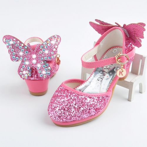 Chaussures enfants en similicuir YUXING ronde paillette pour Toute saison - Ref 1010306