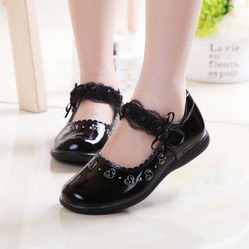 Chaussures enfants en cuir synthétique LICKRAT ronde coutures pour printemps - semelle caoutchouc Ref 1010494