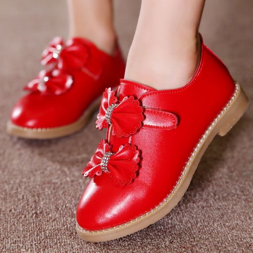 Chaussures enfants en PU ronde coutures cuir pour Toute saison - semelle Ref 1010504